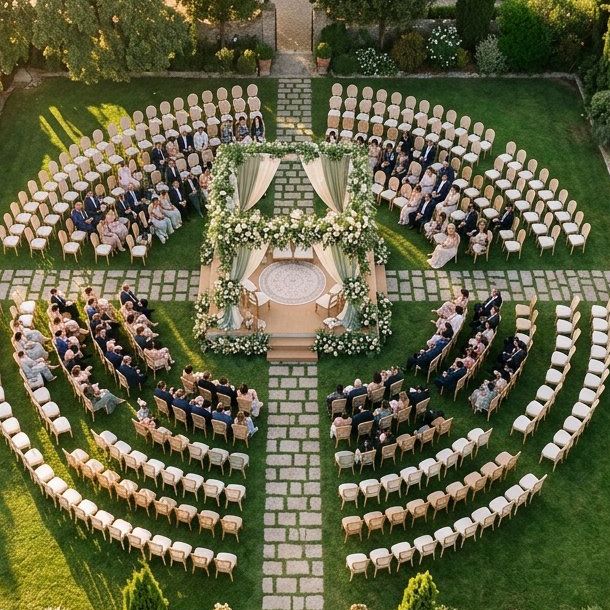 The Mandap From 400ft — Aerial · Godavari